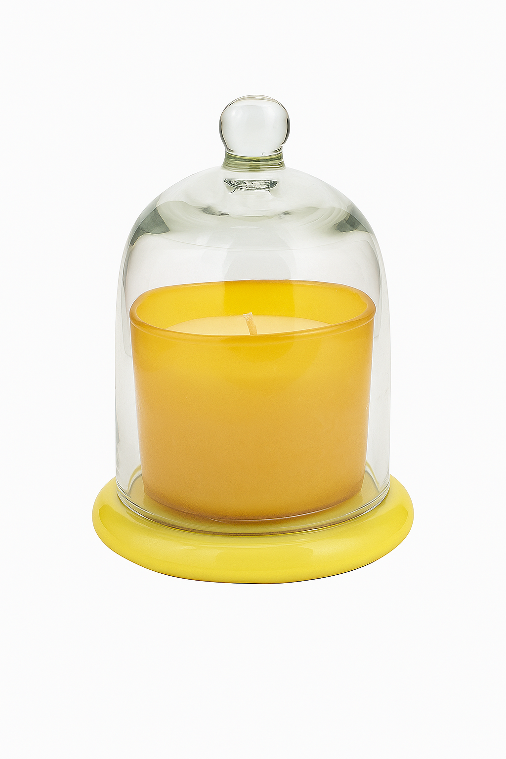 Soya Wax Vanilla Caramel Scented Glass Candle – 80g