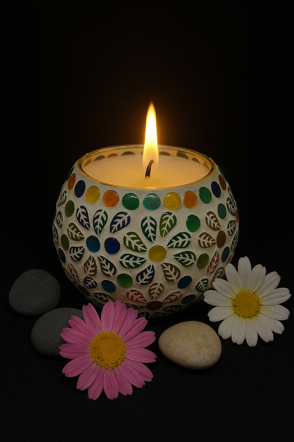 unscented soy wax candle for gifting