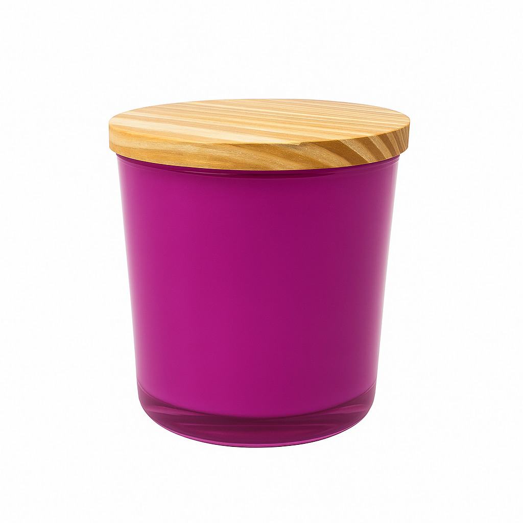 Soy Wax Candle - Pink Jar