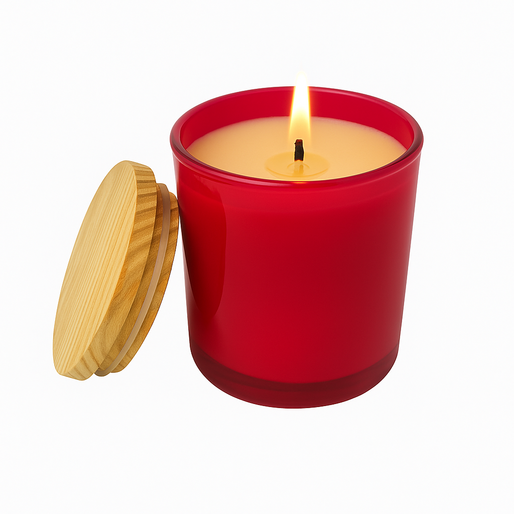 Soy Wax Candle - Red Jar