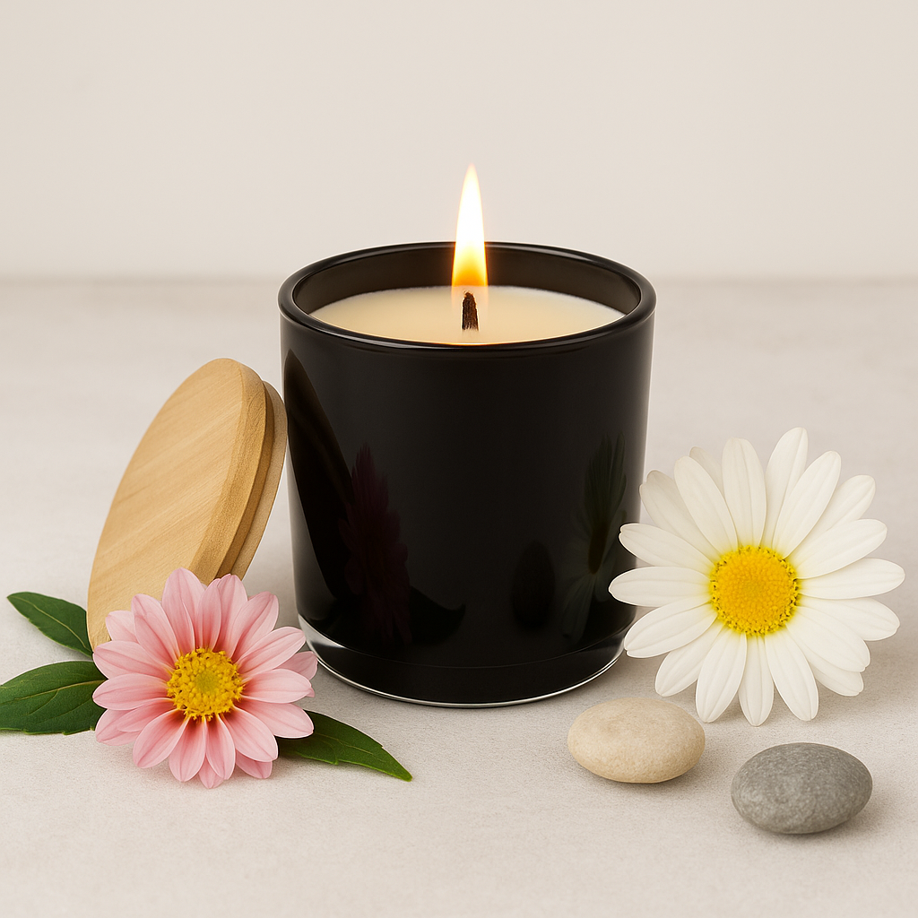 Premium Black Jar Soy Wax Candle