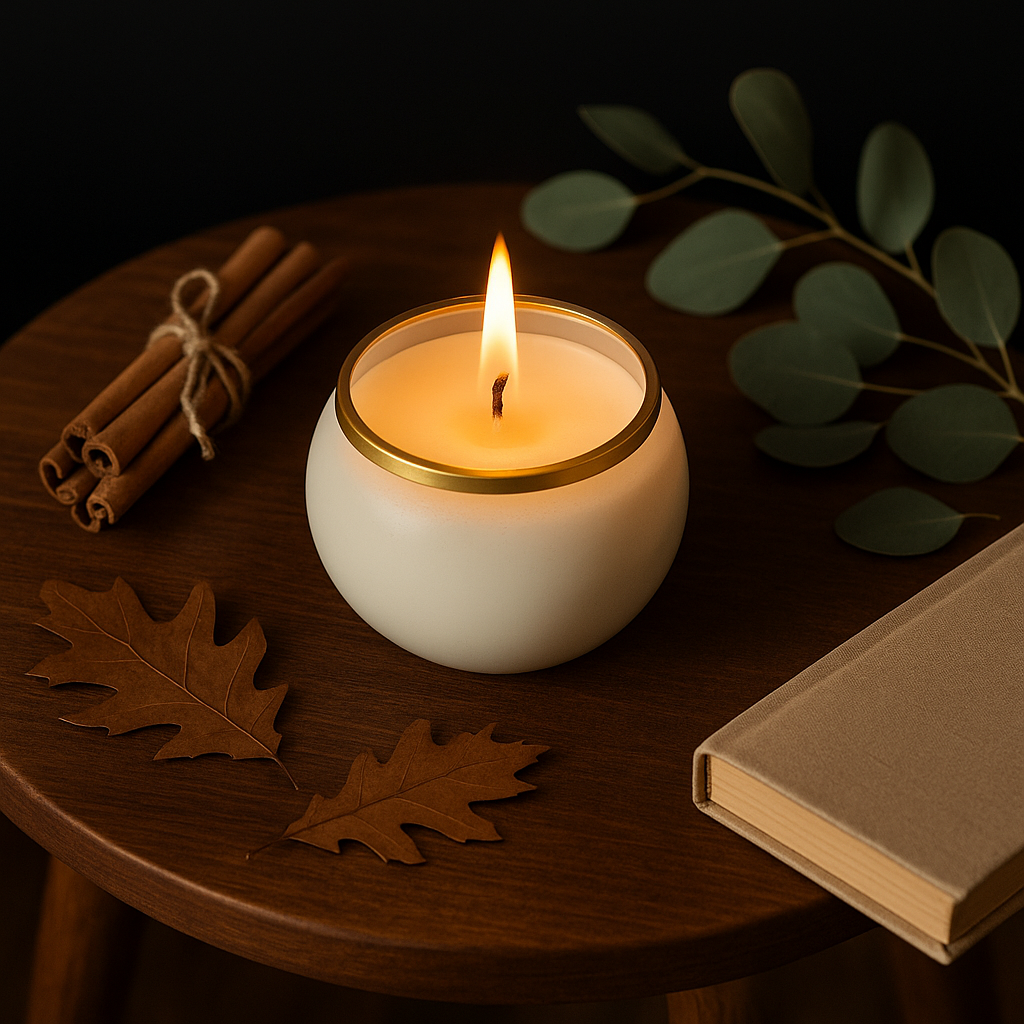 Handcrafted Marble Soy Wax Candle 