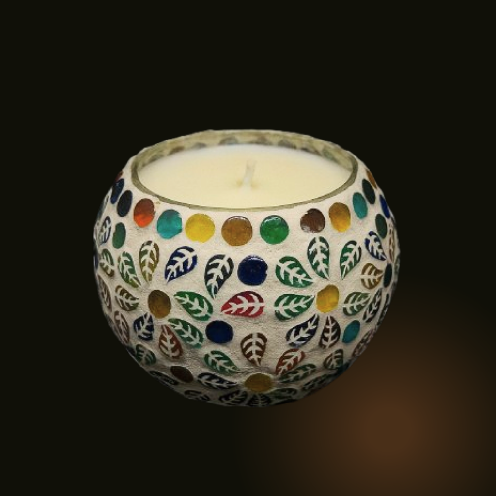 ceramic soy wax candle