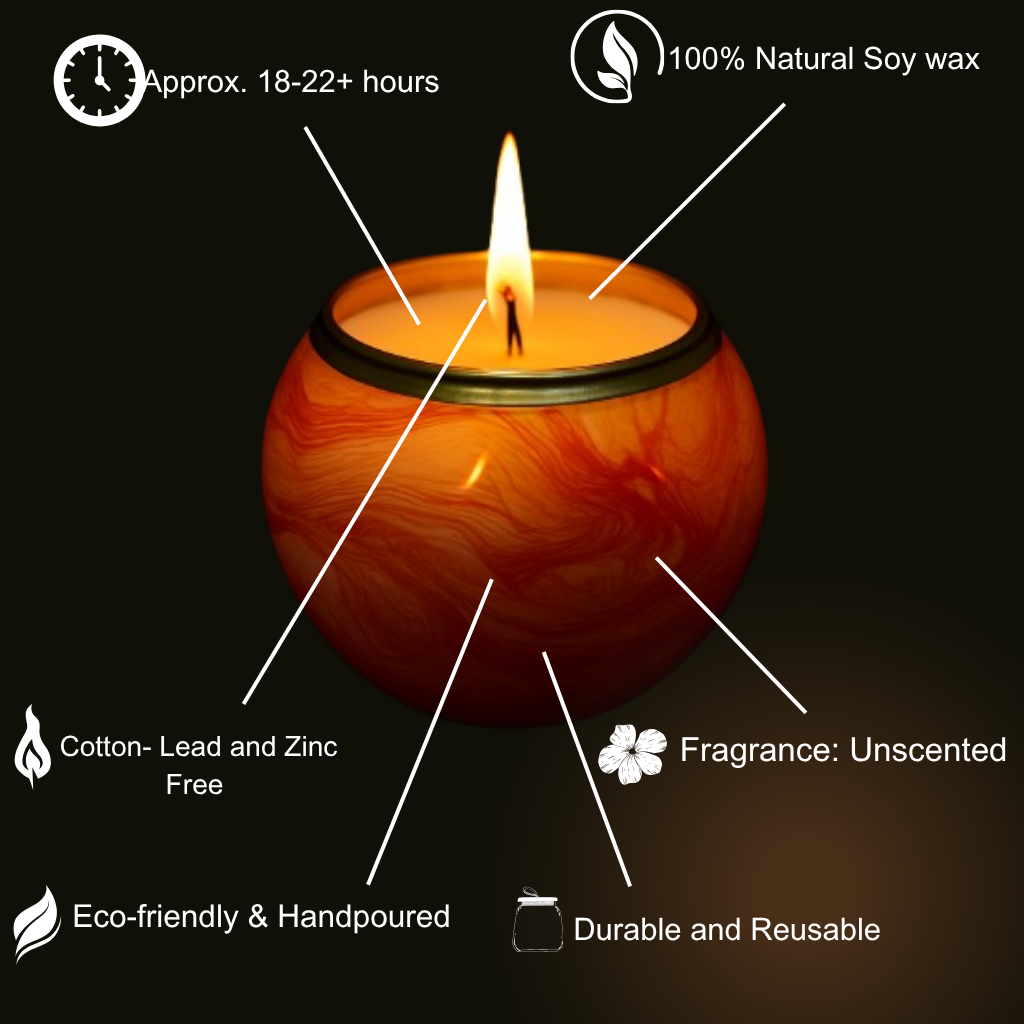 orange candle