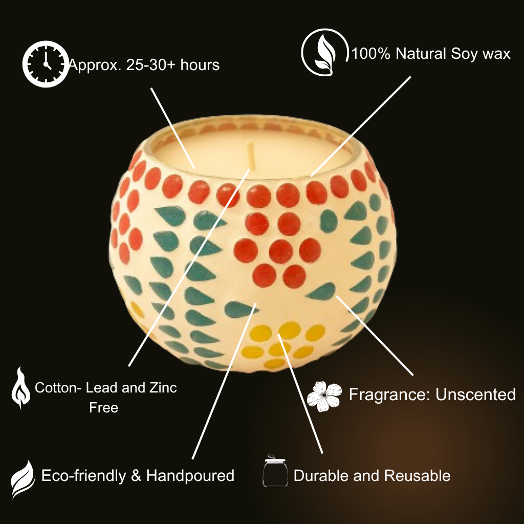 ceramic soy wax candle