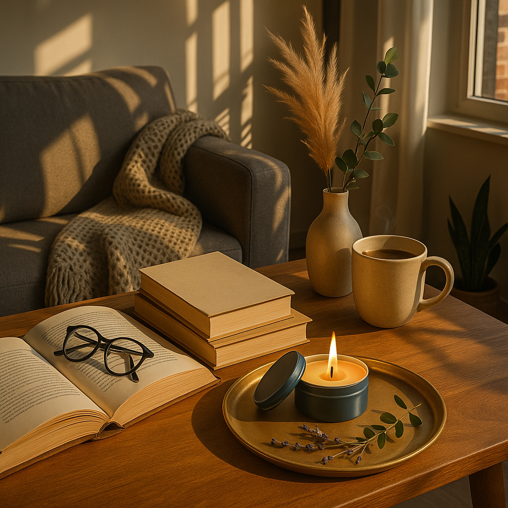 silver tin jar candle